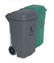 CONTENEDOR 120 L. C/ PEDAL GRIS